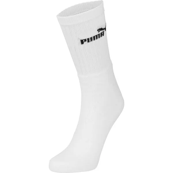 Puma SOCKS 3P Ponožky, biela, veľkosť 35-38