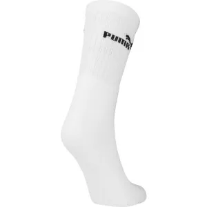 Puma SOCKS 3P Ponožky, biela, veľkosť 35-38