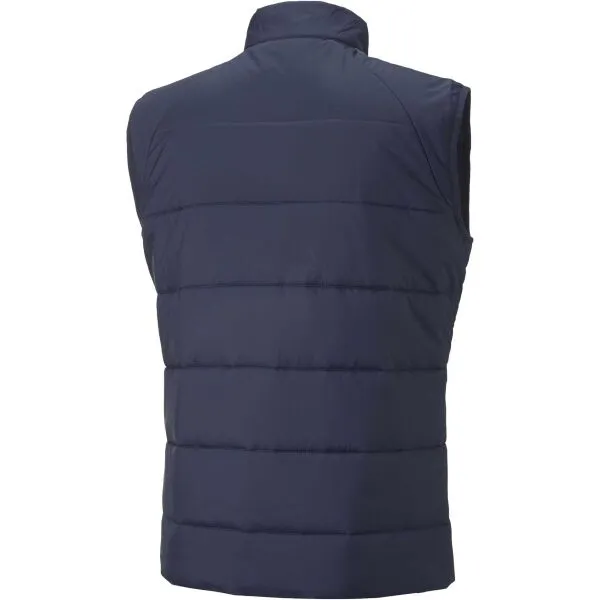 Puma TEAM LIGA VEST JACKET Futbalová bunda, tmavo modrá, veľkosť
