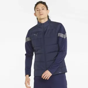 Puma TEAM LIGA VEST JACKET Futbalová bunda, tmavo modrá, veľkosť