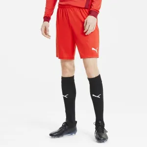 Puma TEAM GOAL 23 KNIT SHORTS Pánske šortky, červená, veľkosť