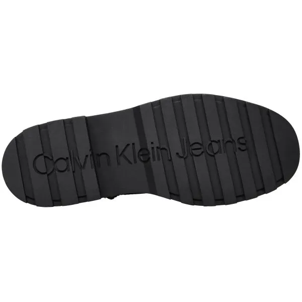 Calvin Klein FLATFORM HIGH LACE UP Dámska členková obuv, čierna, veľkosť