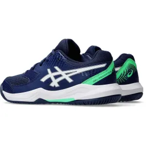 ASICS GEL-DEDICATE 8 GS Detská tenisová obuv, tmavo modrá, veľkosť 37