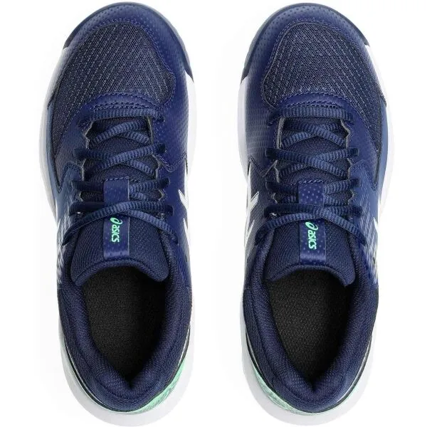 ASICS GEL-DEDICATE 8 GS Detská tenisová obuv, tmavo modrá, veľkosť 37