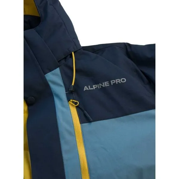 ALPINE PRO RIGOD Pánska bunda, tmavo modrá, veľkosť