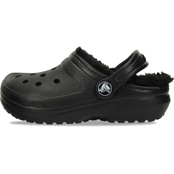 Crocs CLASSIC LINED CLOG K Unisex nazúvacia obuv, čierna, veľkosť 29/30