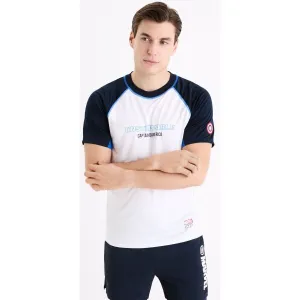 CELIO LGEMARV1 Pánske športové tričko, biela, veľkosť
