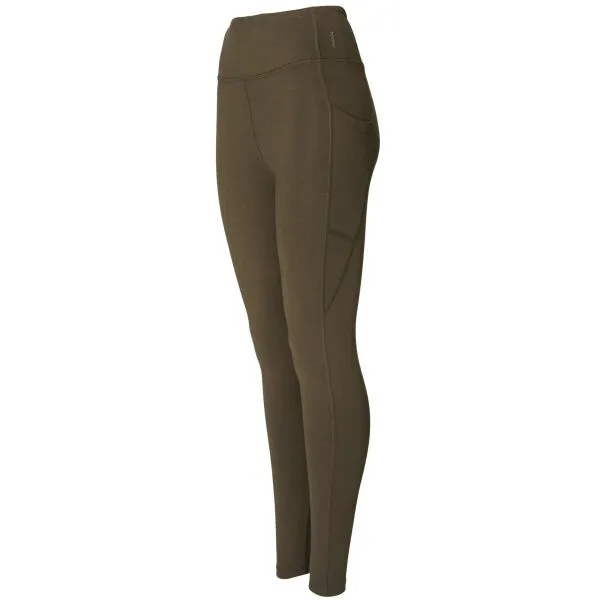 BOODY MOTIVATE FULL LENGTH TIGHTS Dámske legíny, tmavo zelená, veľkosť