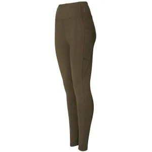 BOODY MOTIVATE FULL LENGTH TIGHTS Dámske legíny, tmavo zelená, veľkosť