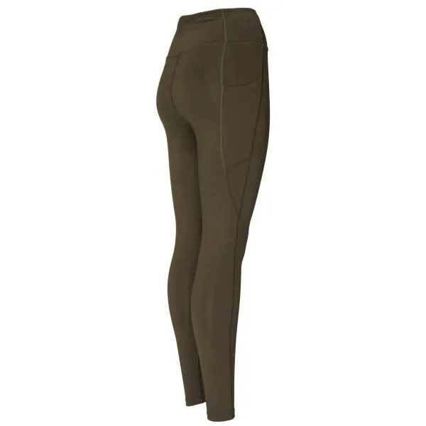 BOODY MOTIVATE FULL LENGTH TIGHTS Dámske legíny, tmavo zelená, veľkosť