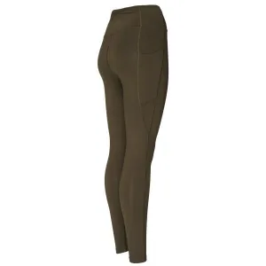 BOODY MOTIVATE FULL LENGTH TIGHTS Dámske legíny, tmavo zelená, veľkosť