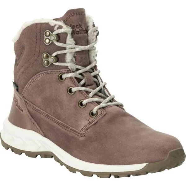 Jack Wolfskin QUEENSTOWN CITY TEXAPORE MID W Dámska zimná obuv, ružová, veľkosť
