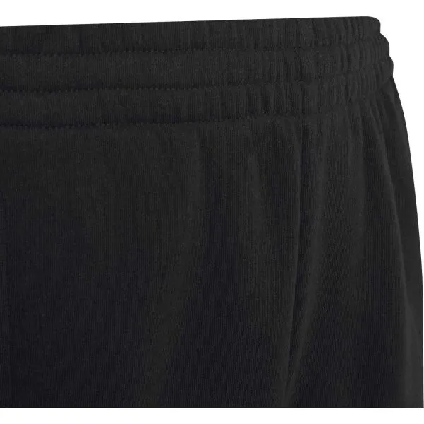 adidas ESSENTIALS 3-STRIPES FLEECE PANTS Juniorské tepláky, čierna, veľkosť
