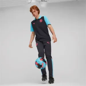 Puma MCFC CASUALS Pánske tepláky, čierna, veľkosť