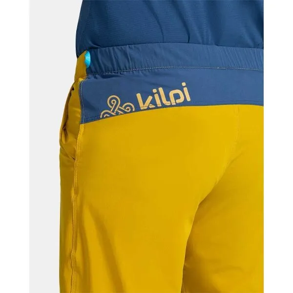 KILPI BREADY Pánske outdoorové kraťasy, zlatá, veľkosť