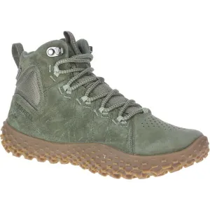 Merrell LICHEN MID Dámska barefoot obuv, zelená, veľkosť 36