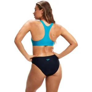 Speedo COLOURBLOCK SPLICE 2 PIECE Dámske dvojdielne plavky, tmavo modrá, veľkosť