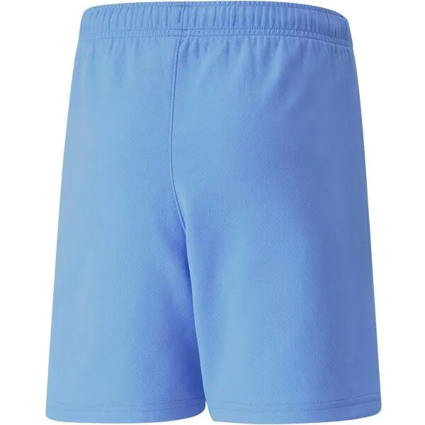 Puma TEAMRISE SHORT JR Juniorské šortky, svetlomodrá, veľkosť