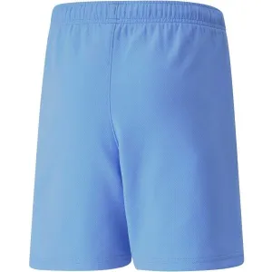 Puma TEAMRISE SHORT JR Juniorské šortky, svetlomodrá, veľkosť
