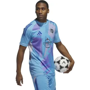 adidas TIRO 24 SHORTS Pánske futbalové kraťasy, svetlomodrá, veľkosť XXL