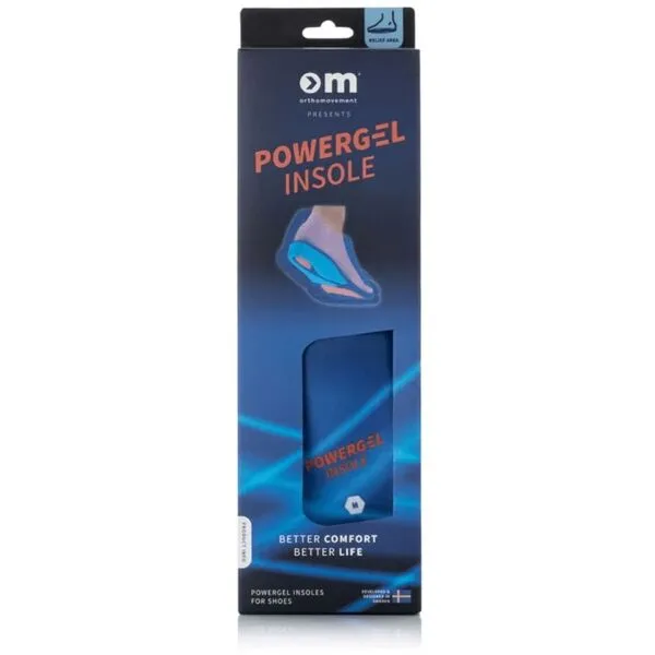 ORTHOMOVEMENT GEL INSOLE Gélové vložky do obuvi, modrá, veľkosť
