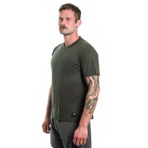 Merino tričko Sensor Merino Air Traveller Tee - olive green