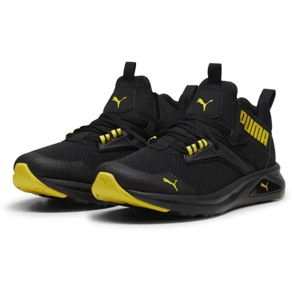 Puma ENZO 2 REFRESH JR Juniorská voľnočasová obuv, čierna, veľkosť 37.5