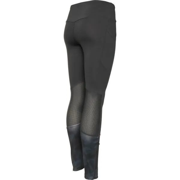 Lotto RUNNING W II LEGGINGS PRT 2 Dámske bežecké legíny, tmavo sivá, veľkosť