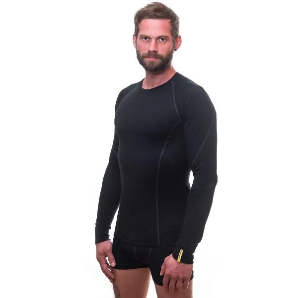 Sensor MERINO ACTIVE Pánska termobielizeň, čierna, veľkosť XXL