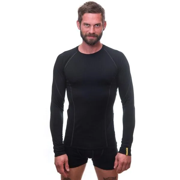 Sensor MERINO ACTIVE Pánska termobielizeň, čierna, veľkosť XXL