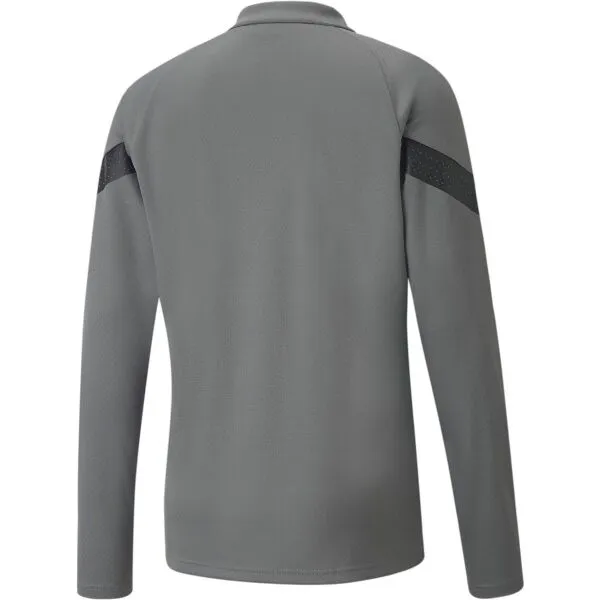 Puma TEAMFINAL TRAINING 1/4 ZIP TOP Pánska športová mikina, sivá, veľkosť