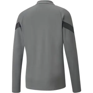 Puma TEAMFINAL TRAINING 1/4 ZIP TOP Pánska športová mikina, sivá, veľkosť