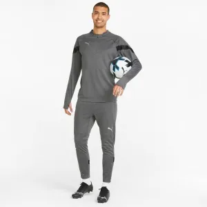 Puma TEAMFINAL TRAINING 1/4 ZIP TOP Pánska športová mikina, sivá, veľkosť