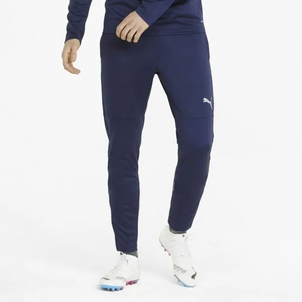 Puma TEAMFINAL TRAINING PANTS Futbalové tepláky, tmavo modrá, veľkosť
