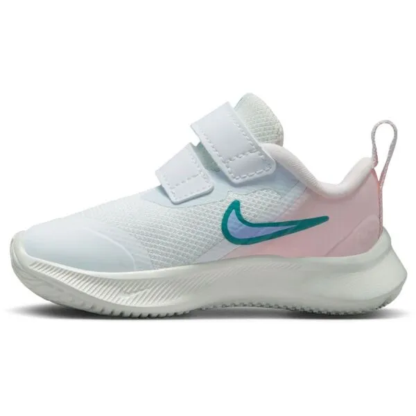 Nike STAR RUNNER 3 PSV Detská voľnočasová obuv, biela, veľkosť 22