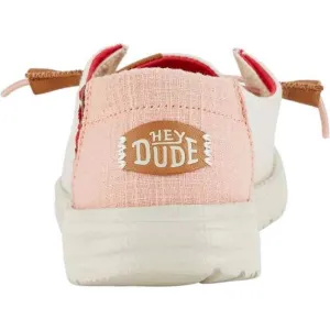 HEY DUDE WENDY CHAMBRAY BOHO Dámska voľnočasová obuv, biela, veľkosť