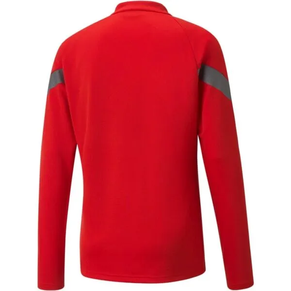Puma TEAMFINAL TRAINING 1/4 ZIP TOP Pánska športová mikina, červená, veľkosť
