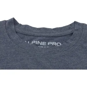 ALPINE PRO ISEBA PRINT Dámske tričko, tmavo modrá, veľkosť
