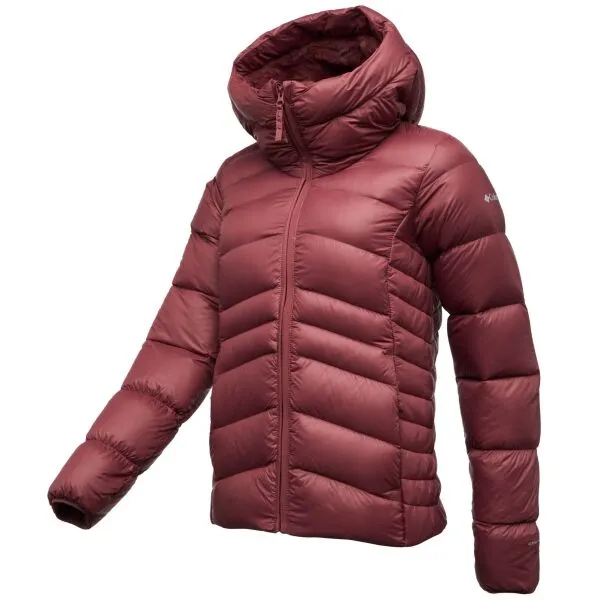 Columbia AUTUMN PARK DOWN HOODED JACKET Dámska páperová bunda, vínová, veľkosť