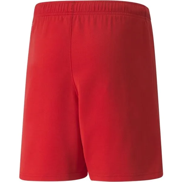 Puma TEAMRISE SHORT JR Juniorské šortky, červená, veľkosť