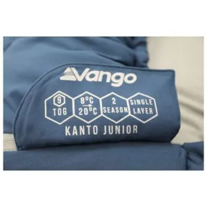 Vango KANTO JUNIOR Spací vak, modrá, veľkosť 160 cm - ľavý zips