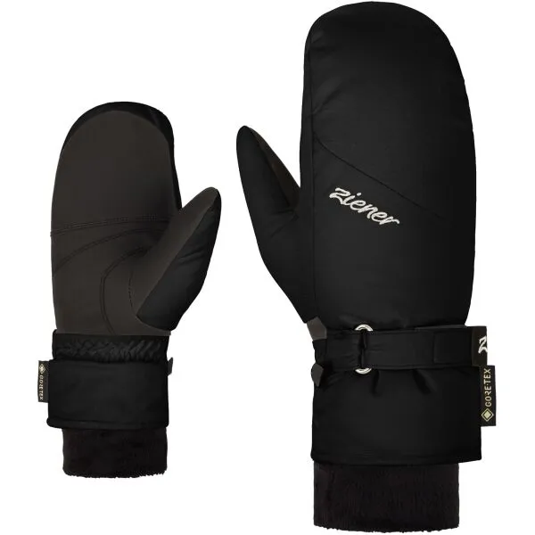 Ziener KLAIRO GTX Dámske lyžiarske rukavice, čierna, veľkosť