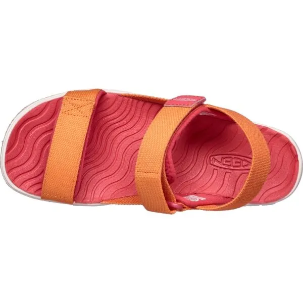 Keen ELLE BACKSTRAP YOUTH Dievčenské sandále, oranžová, veľkosť 37