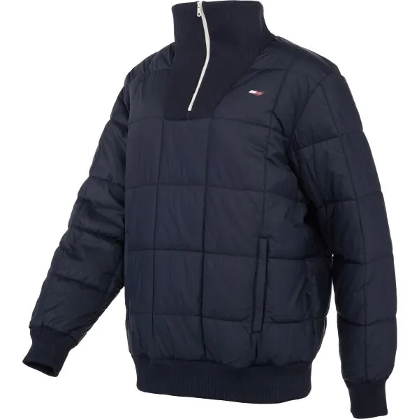 Tommy Hilfiger ESSENTIALS RLX HALF ZIP OTW Dámska bunda, tmavo modrá, veľkosť