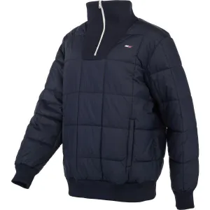 Tommy Hilfiger ESSENTIALS RLX HALF ZIP OTW Dámska bunda, tmavo modrá, veľkosť