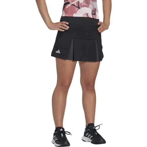 adidas CLUB PLEATSKIRT Dámska tenisová sukňa, čierna, veľkosť