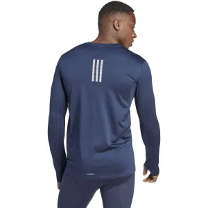 adidas OTR LONGSLEEVE Pánske tričko na behanie, tmavo modrá, veľkosť