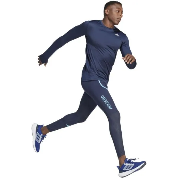 adidas OTR LONGSLEEVE Pánske tričko na behanie, tmavo modrá, veľkosť