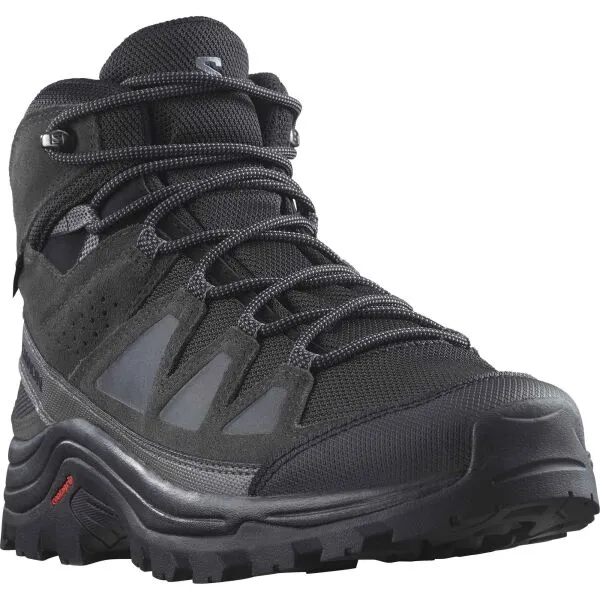 Salomon QUEST ROVE MID GTX Pánska kožená turistická obuv, čierna, veľkosť 44
