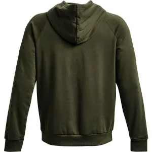 Under Armour RIVAL FLEECE HOODIE Pánska mikina, khaki, veľkosť